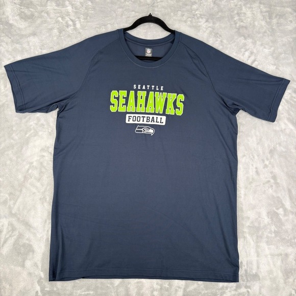 New Era Other - New Era Seattle Seahawks Football NFL Team Apparel XL T-Shirt Navy Green